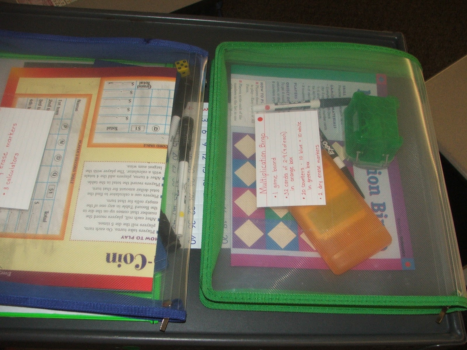 Rockin' Teacher Materials: Guided Math Games...How I Got Organized