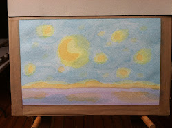 painting waldorf watercolor four moon