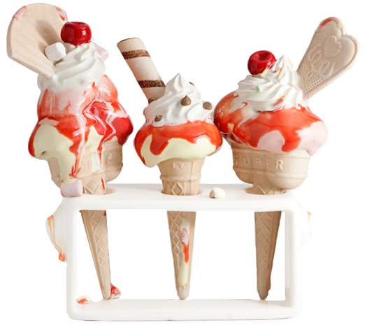 Ceramic Ice Cream by Anna Barlow