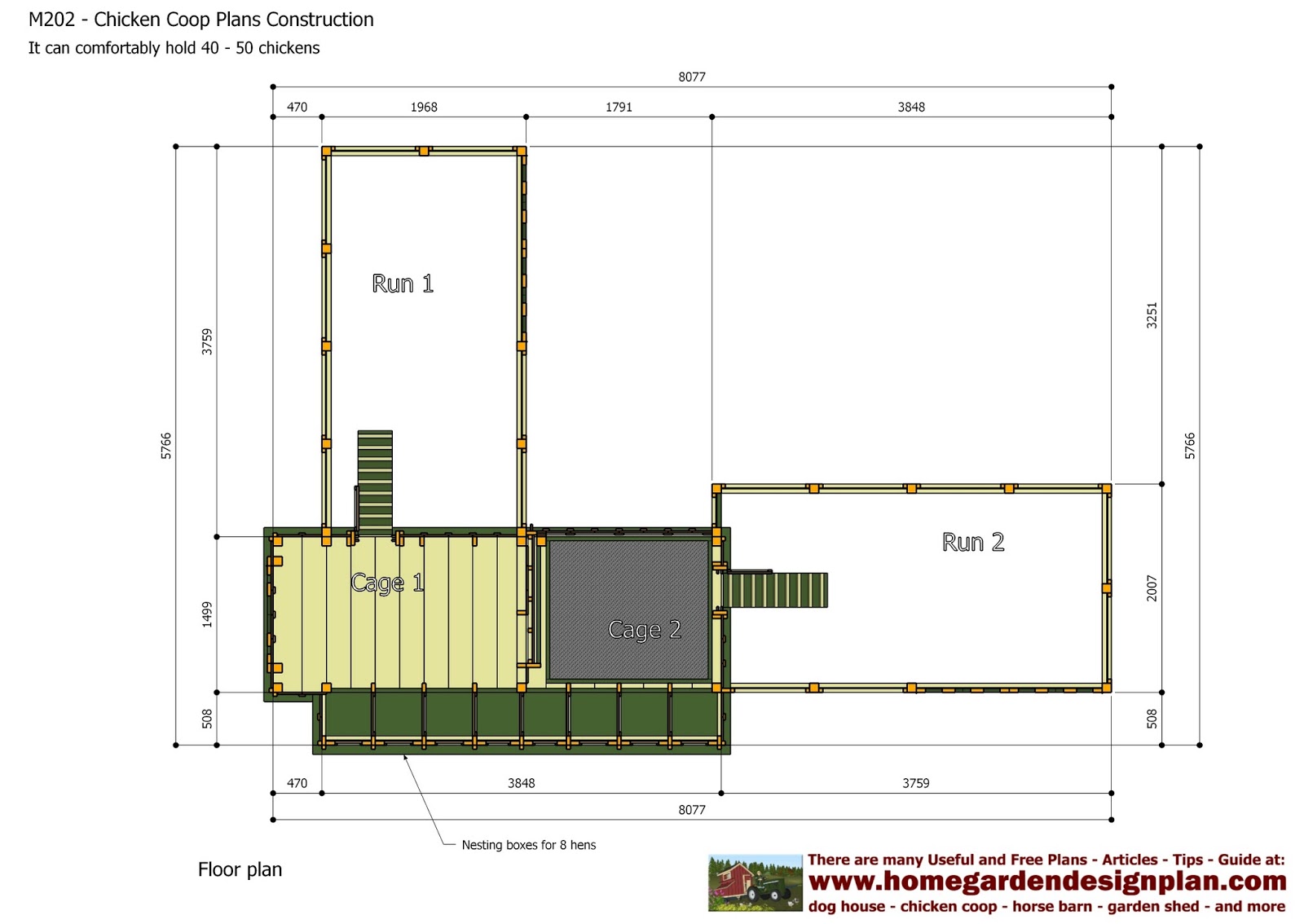 M202 - Chicken Coop Plans Construction - Chicken Coop Design - How To ...