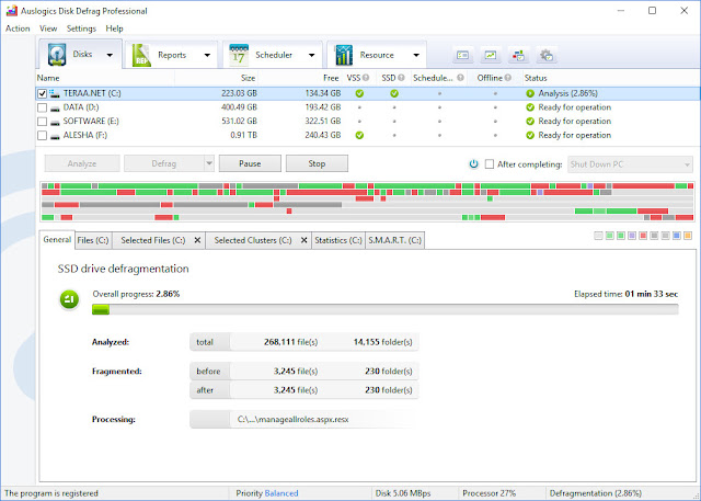 Auslogics Disk Defrag Auslogics Disk Defrag