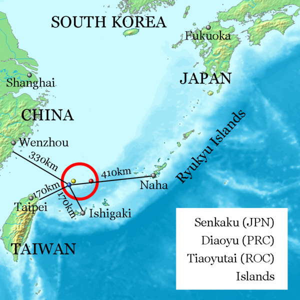 Usa vs. Cina for Senkaku - Diaoyudao islands