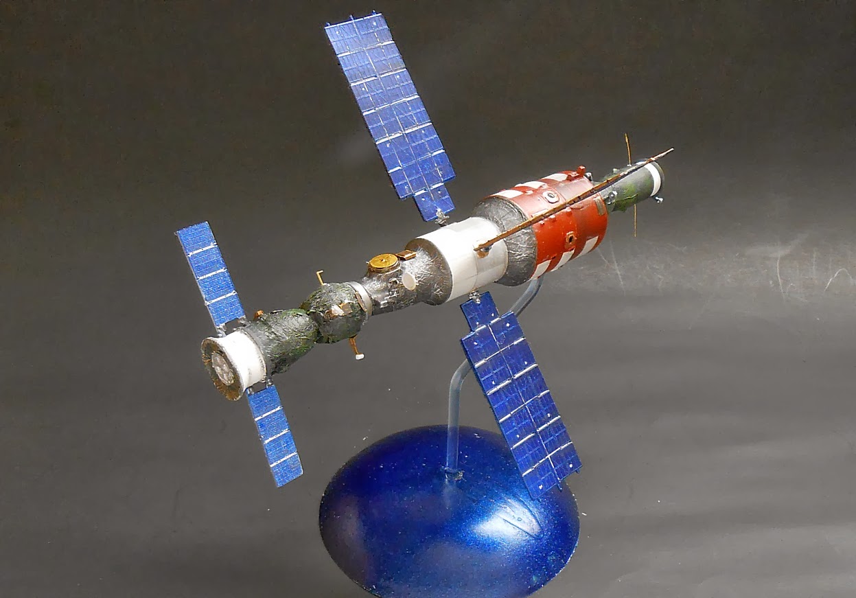 Ohio Valley Spaceport Modeling Space Stations In 1 144 Scale Part One B Salyut 7