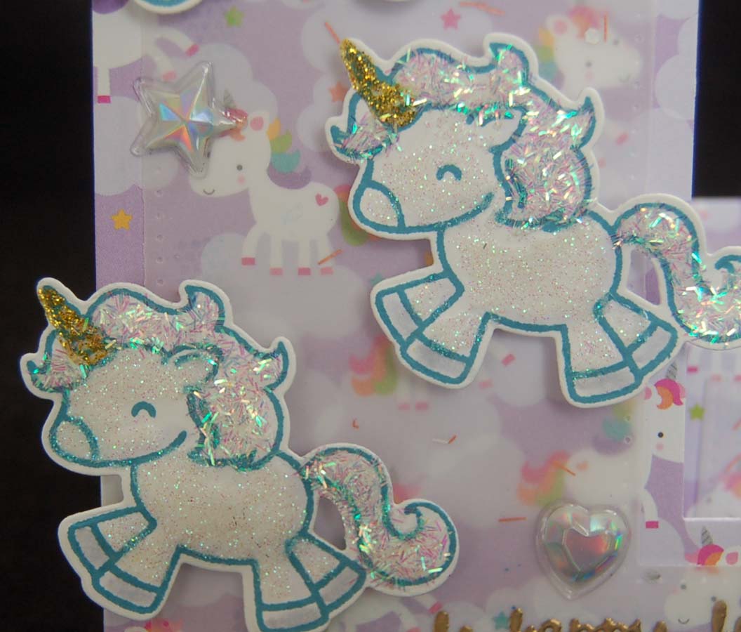 Lynn's Craft Blog: Unicorn Step Card