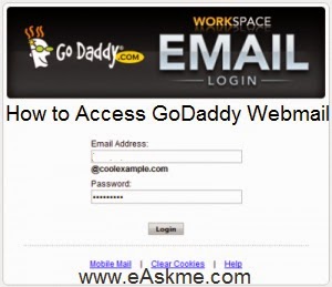 How to Access GoDaddy Webmail : eAskme