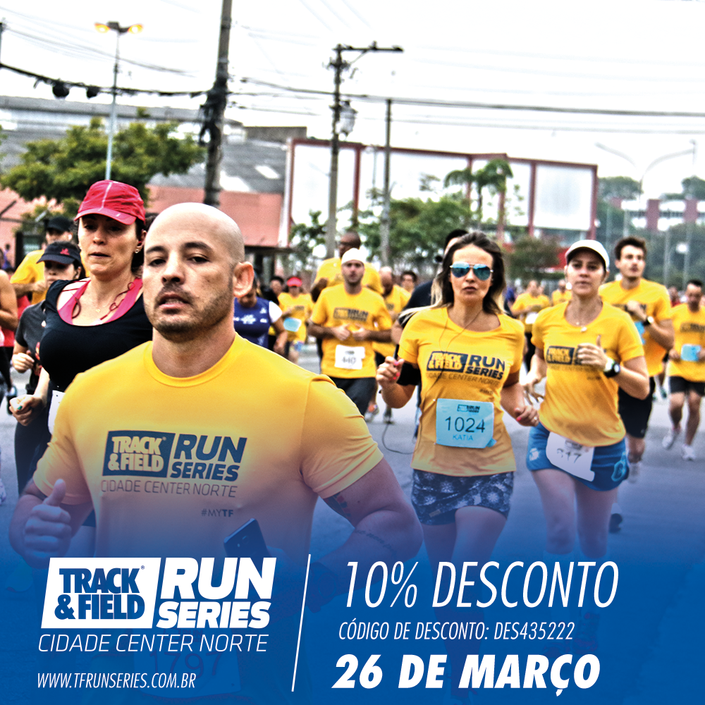Inscrições com desconto para Track&Field Center Norte
