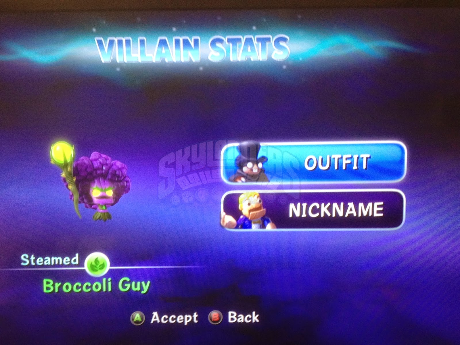 SkyLanders Collectors: Skylanders Steamed Broccoli Guy