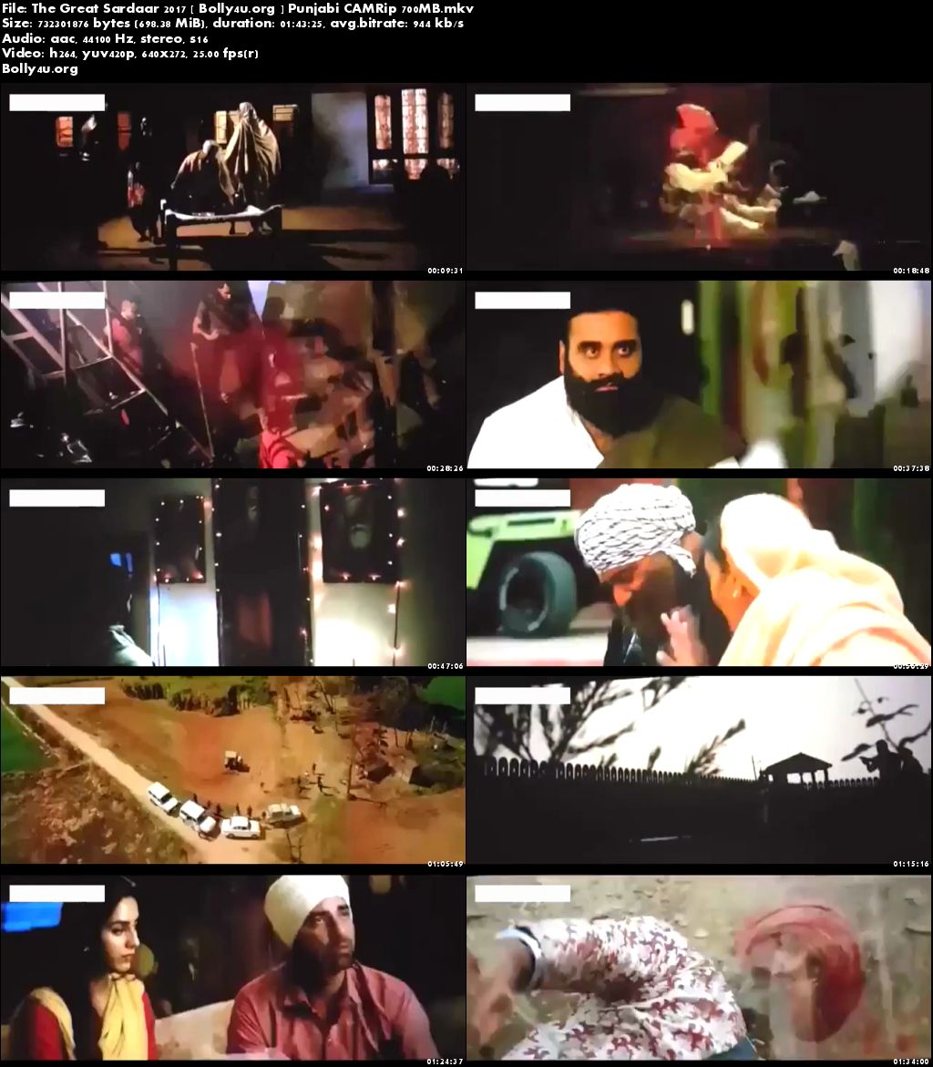 The Great Sardaar 2017 CAMRip 700MB Punjabi Movie Download