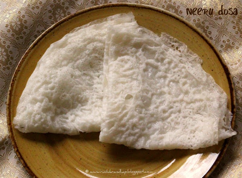 Panpolay/Neer Dosa - Simple Rice Pancakes - Ruchik Randhap