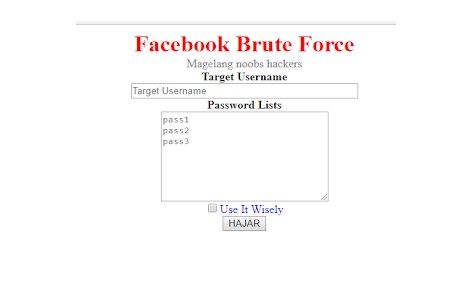 Cara Hack Fb Dengan Facebook Brute Force