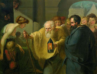 "La lampara de Diogenes de Sínope"