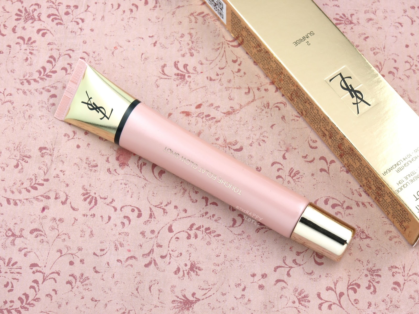 Yves Saint Laurent Touche Eclat Glow Shot Liquid Highlighter in "2 Sunrise": Review and Swatches