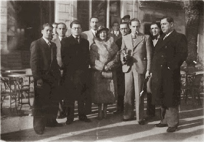 Encuentro Orfeó Badaloní - Barcelona en Badalona en 1932