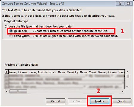 Text To Column Method 3