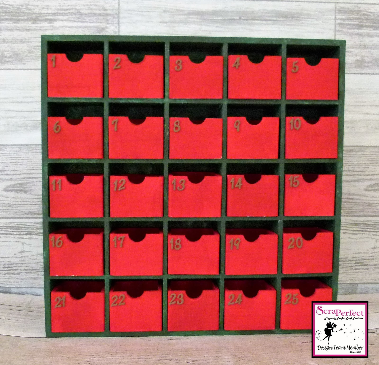 How To Decorate A MDF Advent Calendar With Best Glue Ever Life in a