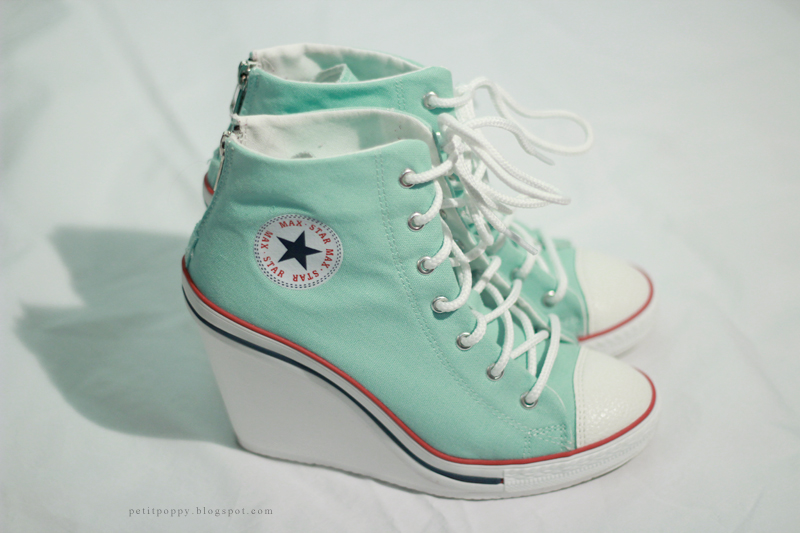 converse high heels