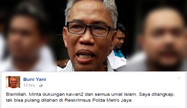 Hanya Perlu 1x24 Jam Buni Yani Dari Tersangka Langsung Ditahan Hanya Perlu 1x24 Jam Buni Yani Dari Tersangka Langsung Ditahan