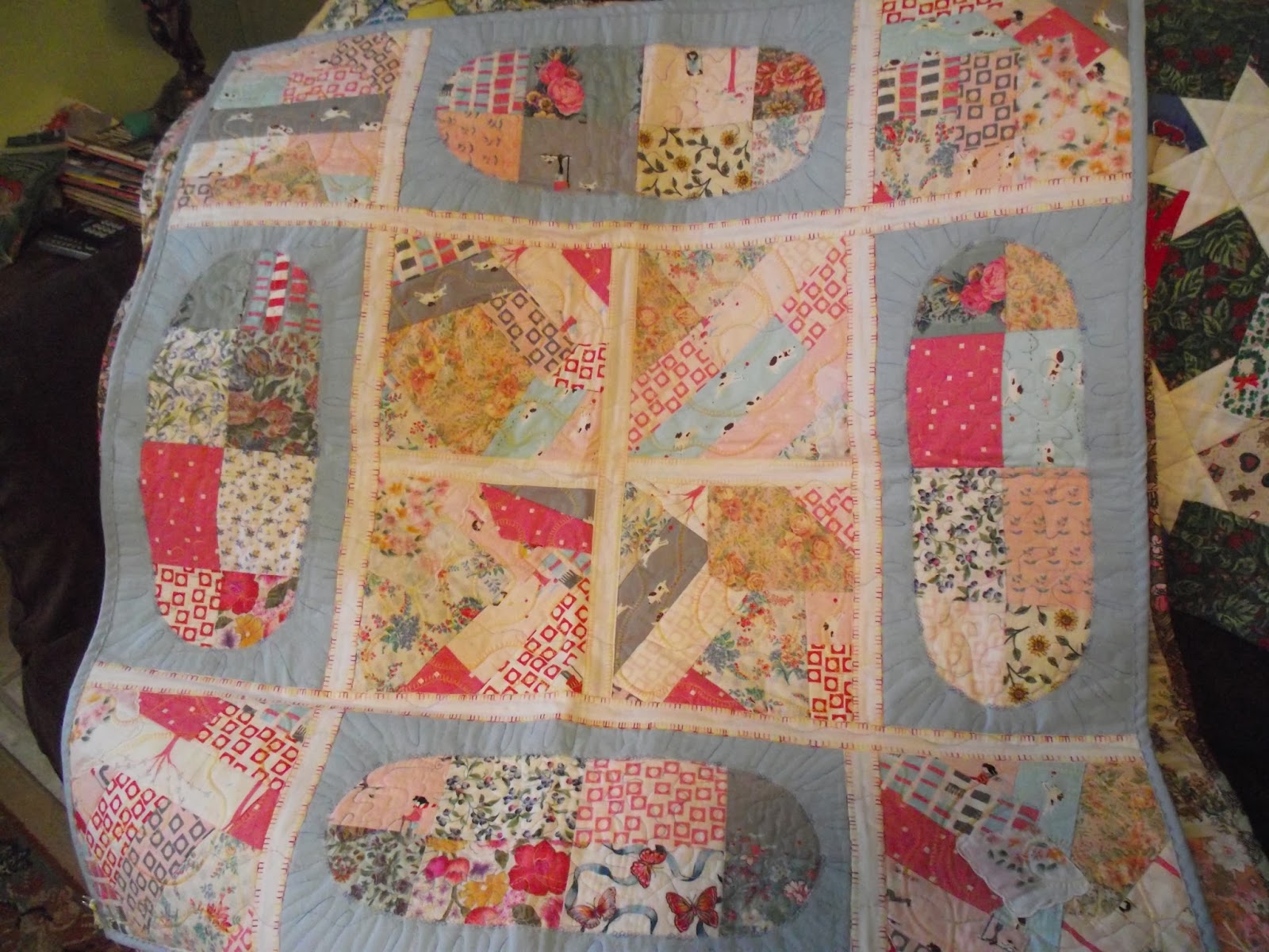 Good Earth Quilting Crazy Quilts Made Modern for Baby Maybe?