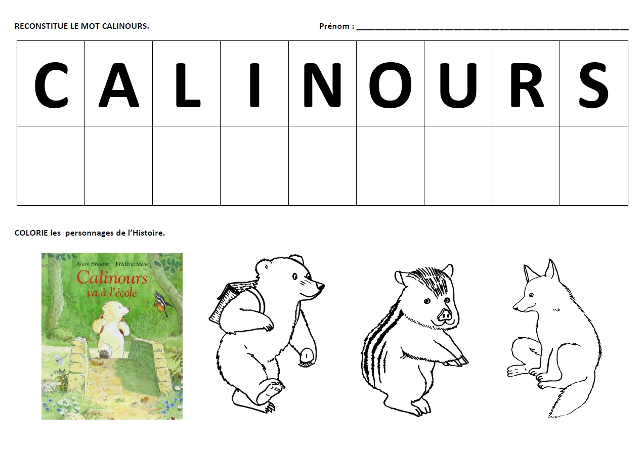 Calinours Page De Garde Le Journal de Chrys: La rentrée avec CALINOURS