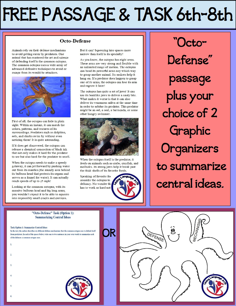 Loving Language Arts: FREE FOR A LIMITED TIME! Sample 1-Page