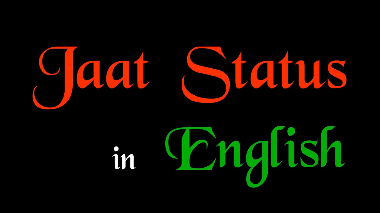 Jaat Status in English [ Jaat Status ] Jaat boy status in English