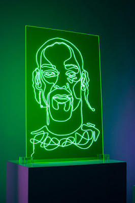 snoop dogg-portret neon snoop dogg-neon-tablou