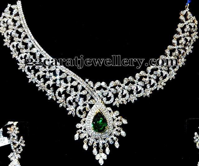 Diamond Necklace 10.5 Lakh Jewellery Designs