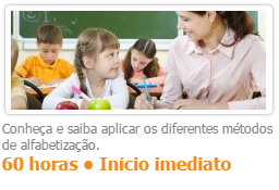  Curso de Alfabetiza&ccedil;&atilde;o