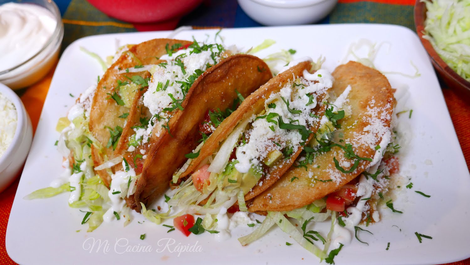 Descubrir 84+ imagen tacos de papa dorados receta Abzlocal.mx