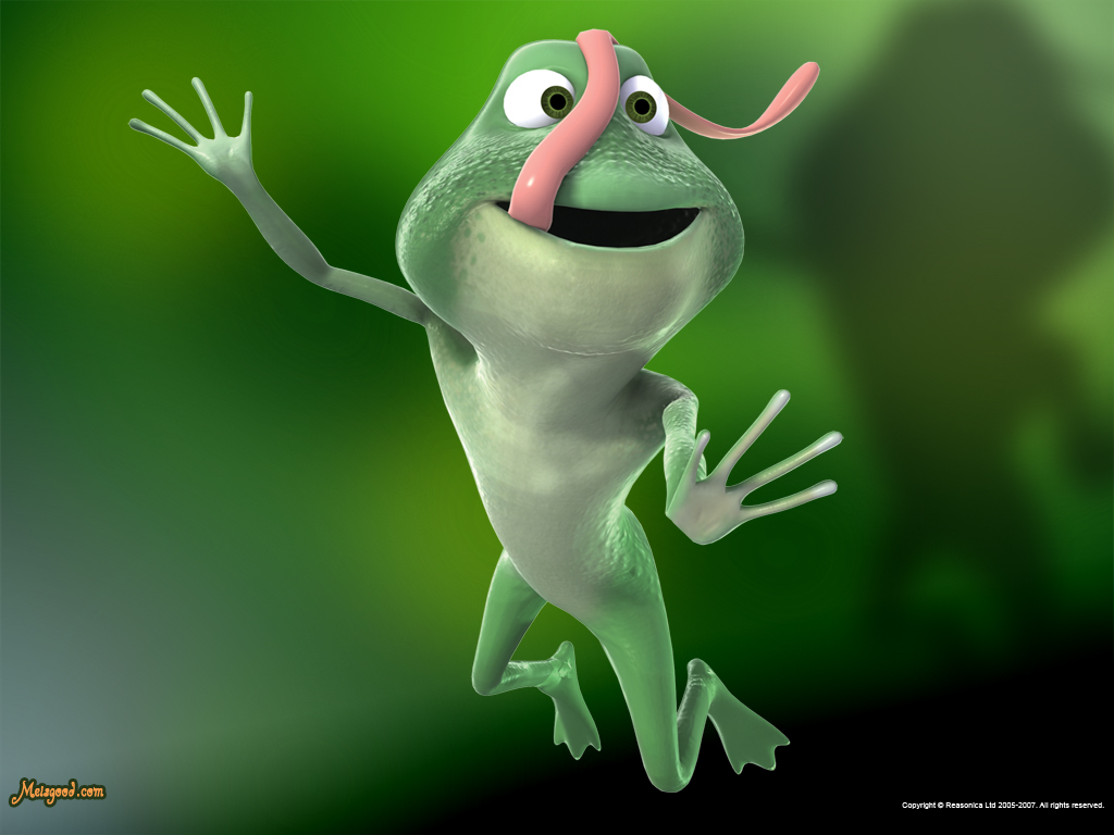 Wallpaper Mansion: Frog 3D Wallpaper