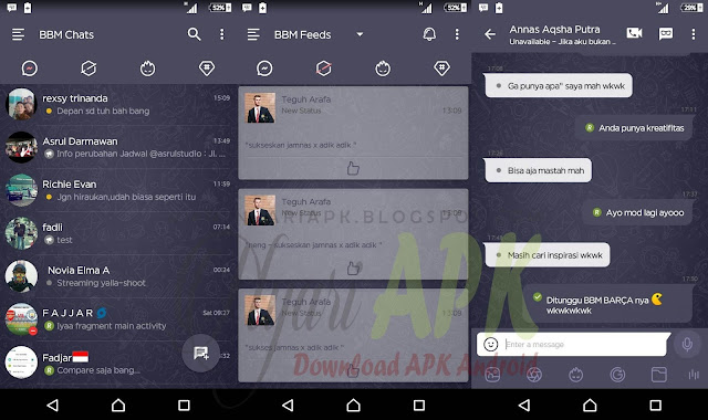 BBM Mod Dark Navy Versi 3.0.0.18 Apk Terbaru Untuk Android Download BBM Mod Dark Navy Versi 3.0.0.18 Apk Terbaru Untuk Android
