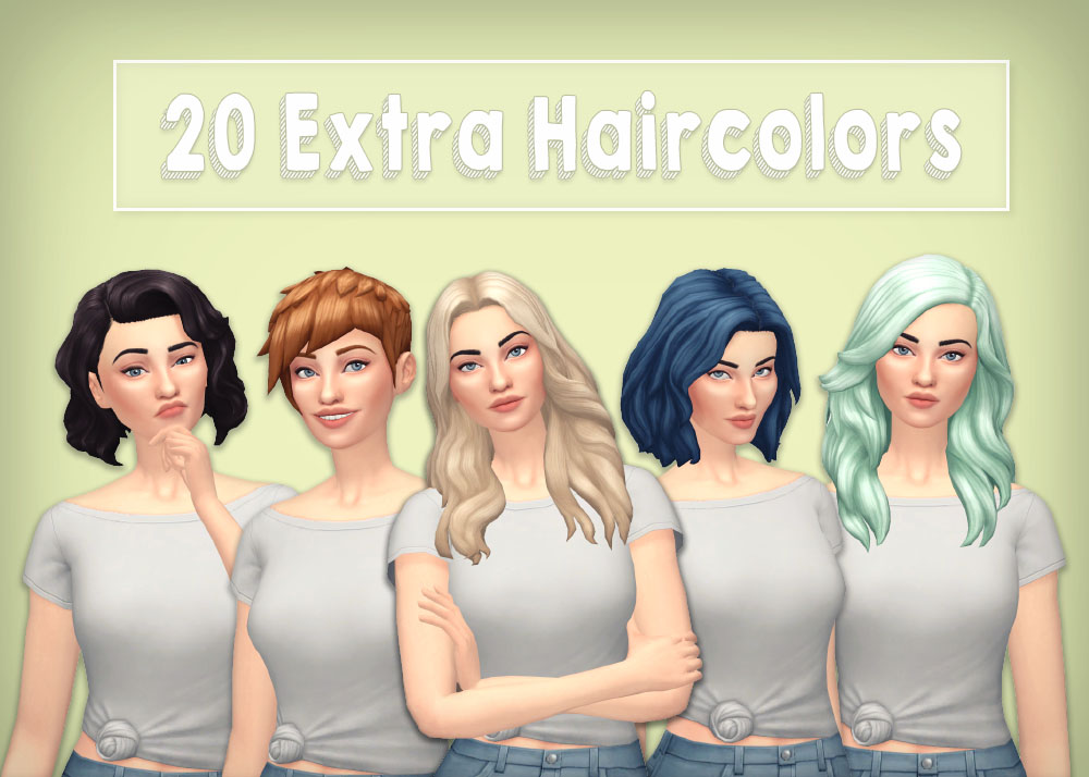 custom hair color mod sims 4 custom hair color mod sims 4