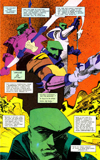 Mark Badger art from Martian Manhunter mini-series (1988). Property of DC comics.