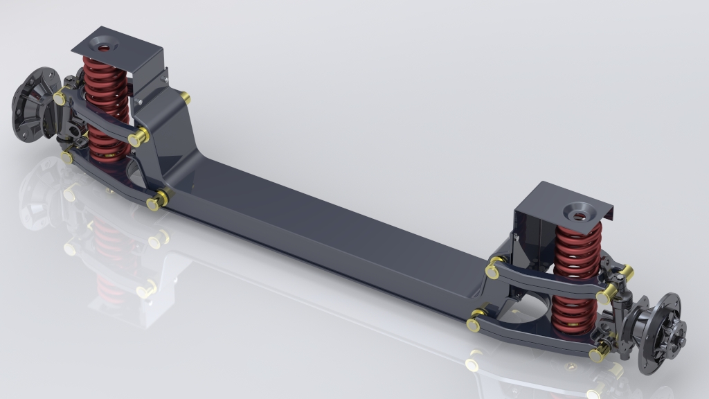 Automotive Suspension Download free 3D cad models 100118