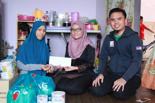 Antara Penerima Bantuan Salam dari Muslim Volunteer Malaysia