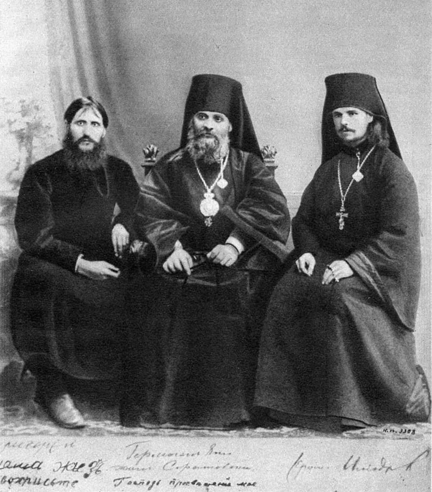 Grigori Rasputin  Bishop Hermogenes and Hieromonk Iliodor in Tsaritsyn  1906 - 52