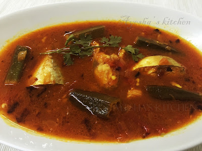fish curry with okra tasty fish curry for lunch meal or dinner meal ideas 