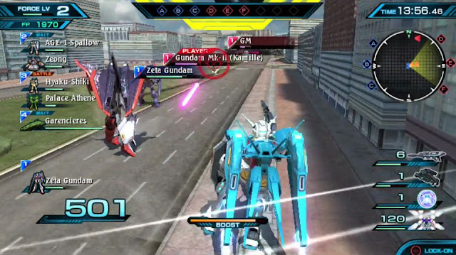 Gundam game on PlayStation Vita