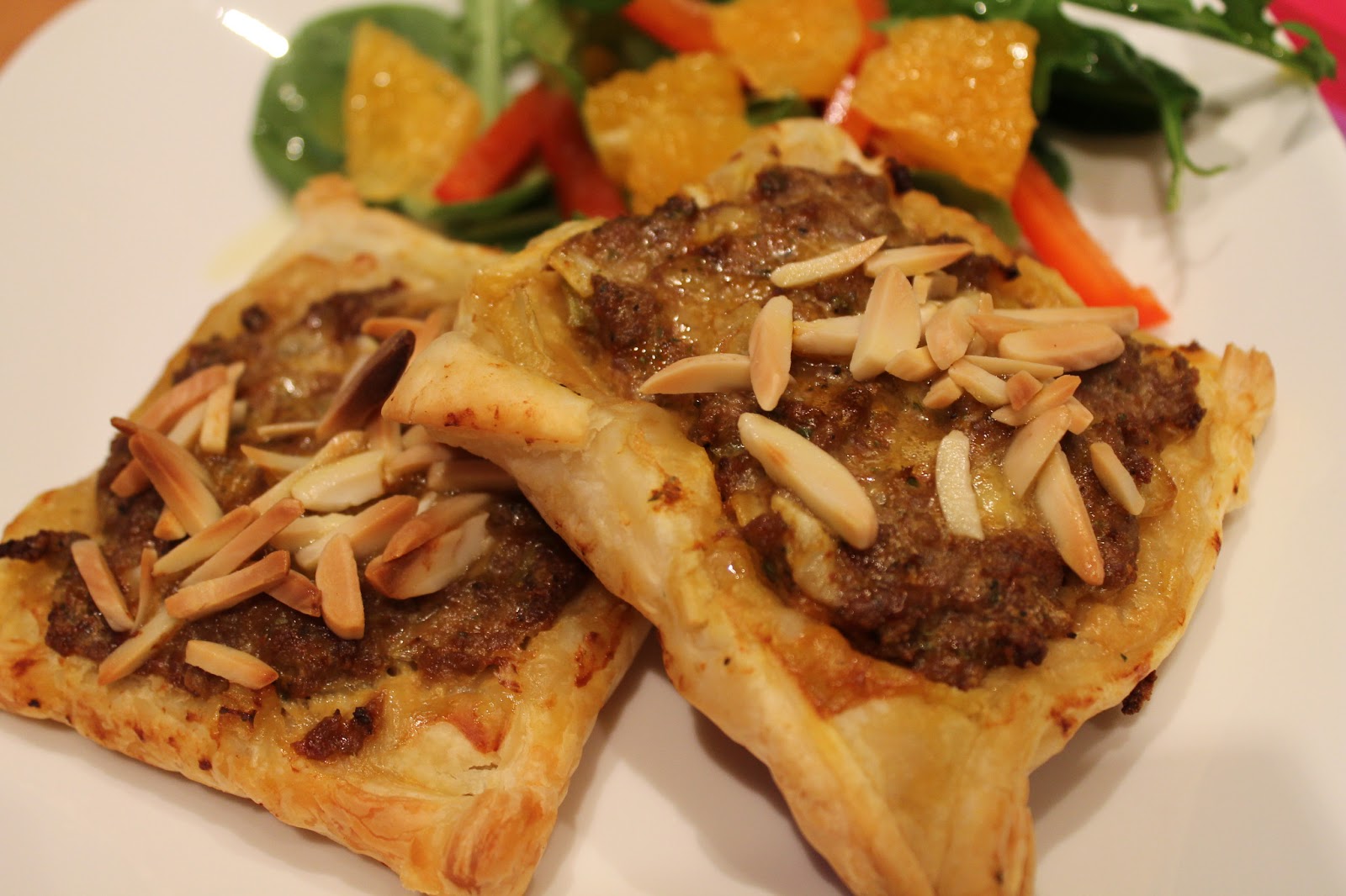 threefootcooks M is for Moroccan Lamb Tarts for The Kids Cook Monday