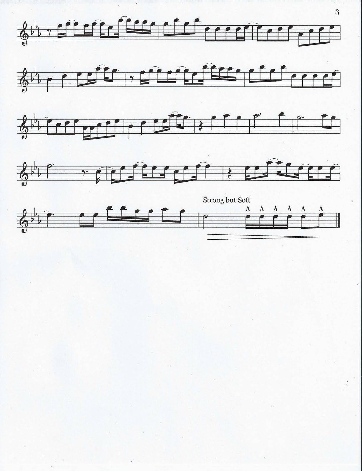 Flute And Tenor Sax Sheet Music Haunted
