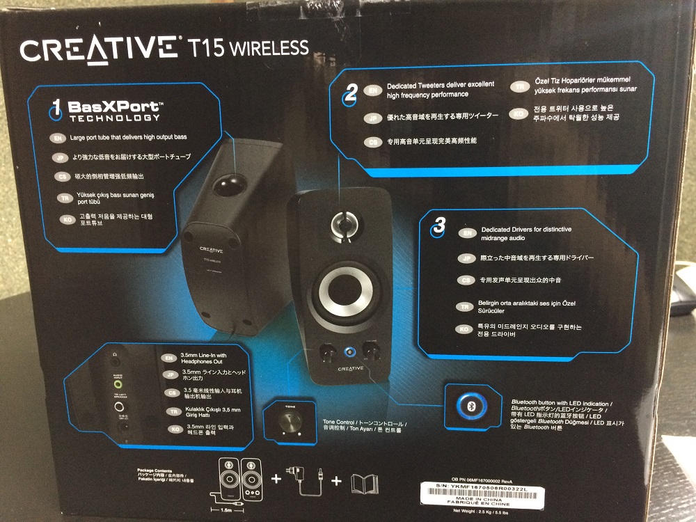 じょーサラリーマン（筋トレ、ダイエット、断捨離）ブログ: Creative Bluetooth対応 2ch ワイヤレススピーカー T15  Wireless SP-T15W