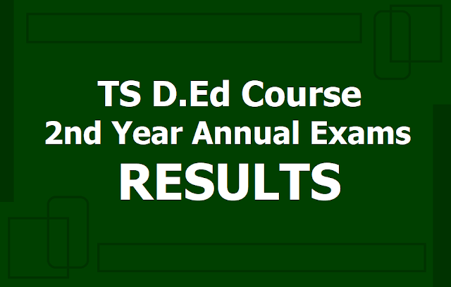 TS D.Ed 2nd Year Results 2020 (Telangana D.Ed 2nd year Results) at www.bsetelangana.org TS D.Ed 2nd Year Results 2020