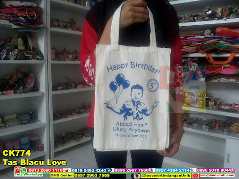 tas blacu love murah