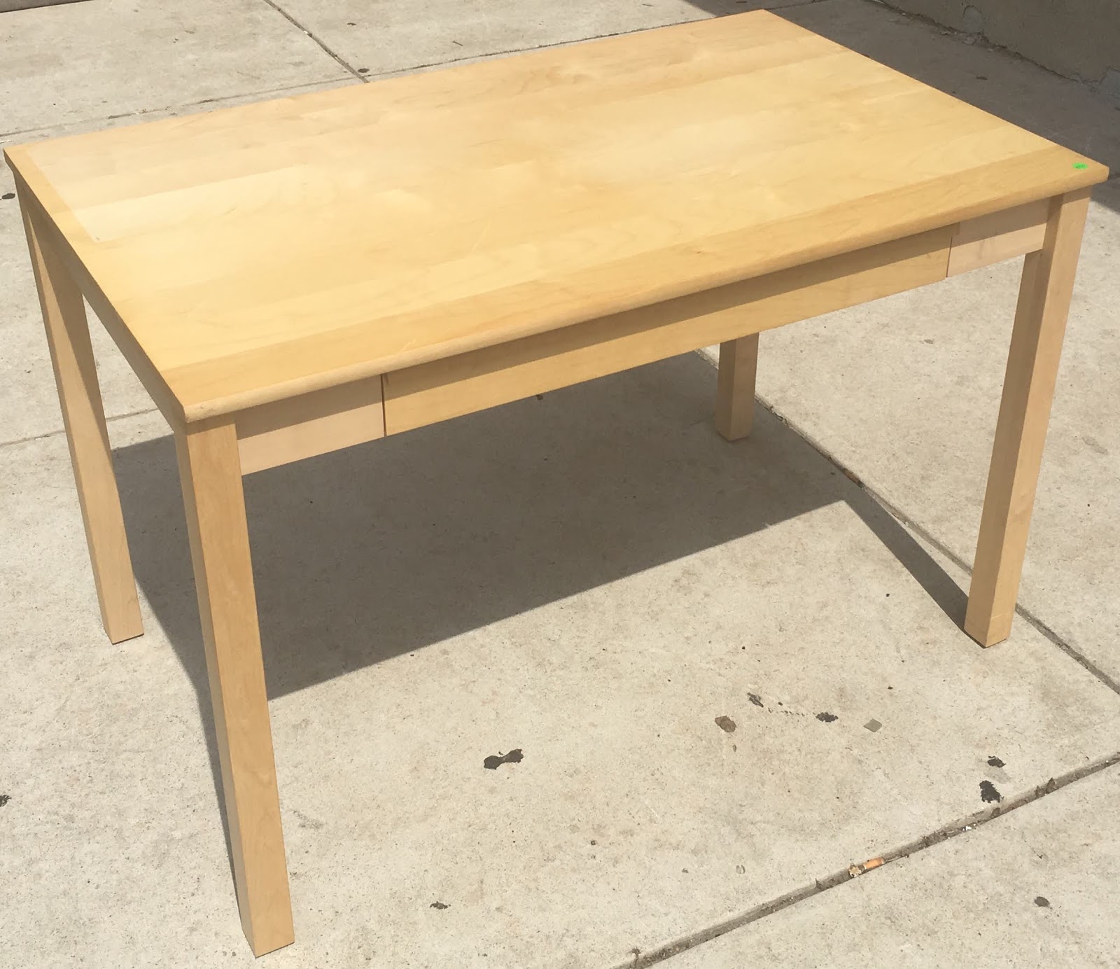 Uhuru Furniture & Collectibles 452490 Birch Desk w/ Drawer 85 SOLD