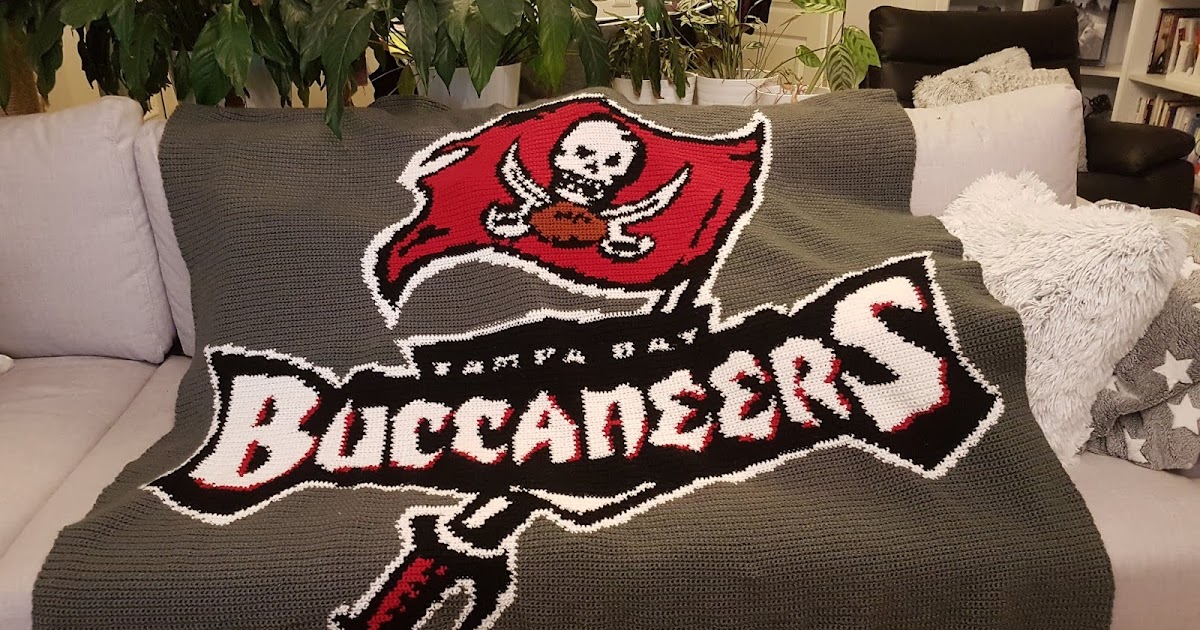 by MiaBina: Tampa Bay Buccaneers Blanket
