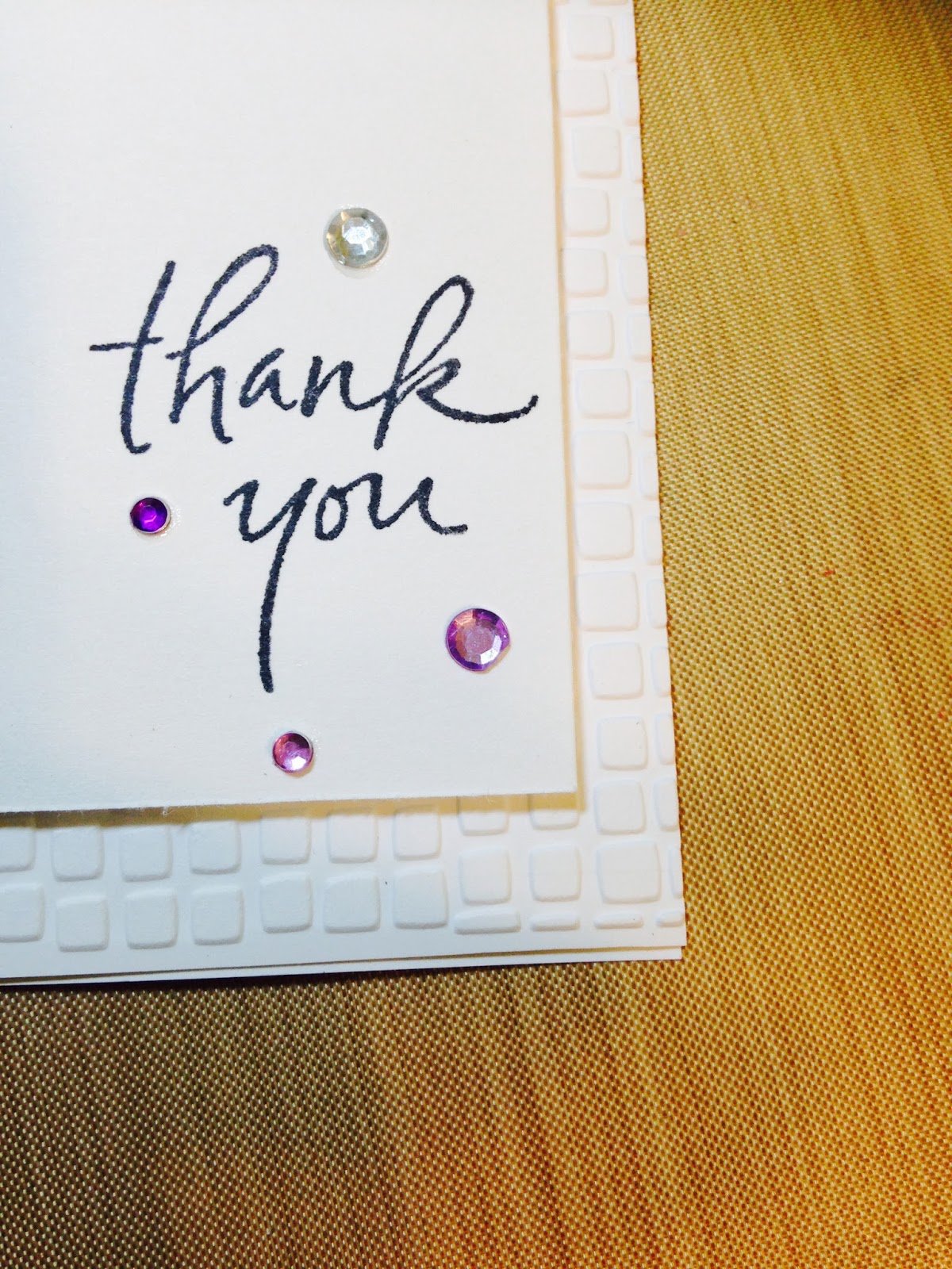 Thank you card