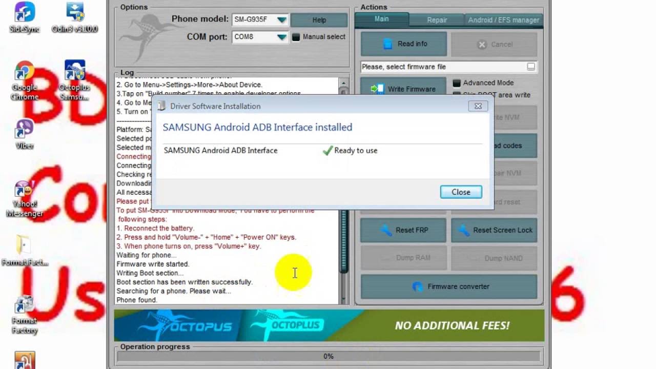 Samsung s7 edge frp removal video