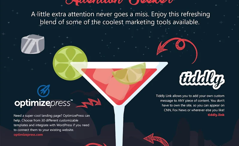 Sipping Your Way to Success with a Cocktail of Incredible Tools for Business (infographic)