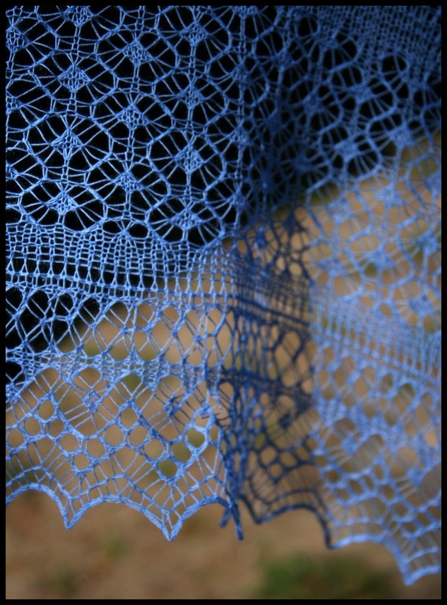 Шаль "Мое небо / My heaven" (спицы).