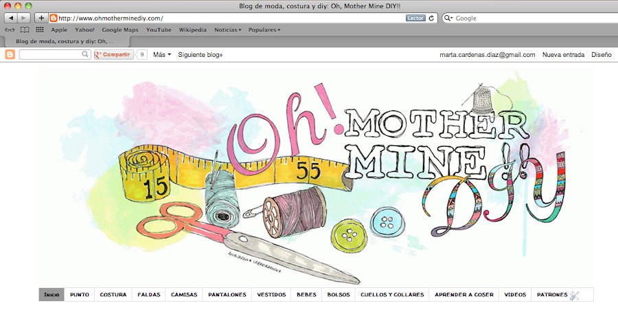 Cómo descargar los patrones y moldes gratis del blog. DIY, costura y moda.